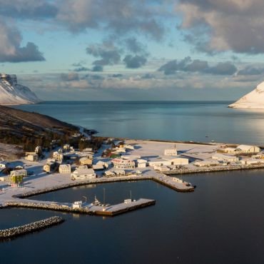 Our town, Þingeyri, in the Westfjords of Iceland.
