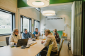 Meeting room at the Norwegian Fjord Centre. Photo Hyke Studio