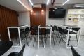High tables at the main area for coworking.

Kyodo Amenities include: 

🛜 Access to Wifi
🔌 Sockets
☕ Unlimited Coffee/ Tea/ Water/ Juice
🍴 Pantry 
🗄️ Locker Use
🧻 Clean CR (with bidet)
