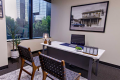 Need a quiet, professional space for interviews or focused work? Our Day Office seats up to 3 people and offers a polished, private setting with complimentary high-speed Wi-Fi. Guests also enjoy access to our fully stocked kitchen and lounge with free coffee, tea, and water — perfect for a quick recharge between meetings. No parking fees, just business ease!