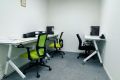 A bright, self-contained workspace made for small teams that want to focus and move fast. This private office comfortably fits three to five people, with ample natural light, dedicated desks, and a layout that makes daily collaboration feel effortless while still giving everyone enough personal space. The room is quiet, secure, and fully move‑in ready — just plug in and start. It’s ideal for startups, project squads, or any lean team looking for a calm, professional home base that they can call their own.