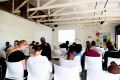 Cinema style seating within the Jozihub venue