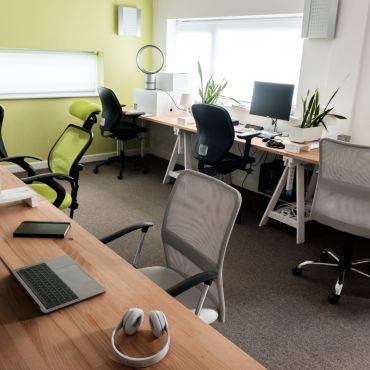 Studio space at DeskDotSpace, Sheffield