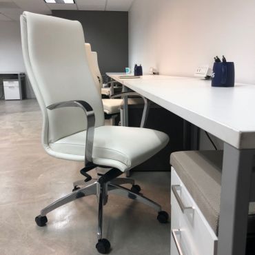 A desk that is always reserved for you with a locked filing cabinet included. Included in this membership is also a mailing service, high speed WIFI, fully stocked kitchen and coffee bar,printing services and parking. 