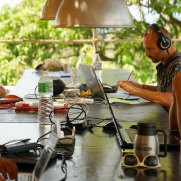 Rooftop coworking