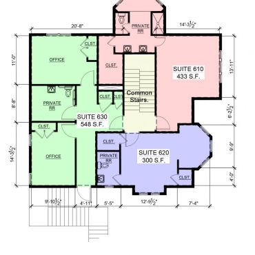 Second floor plan.