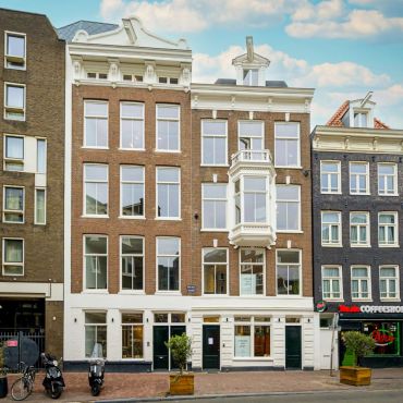 The front of our beautifully renovated office building in the heart of Amsterdam