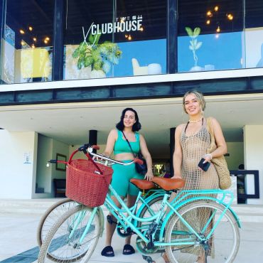 xclubhouse tulum bike rentals for girls trip