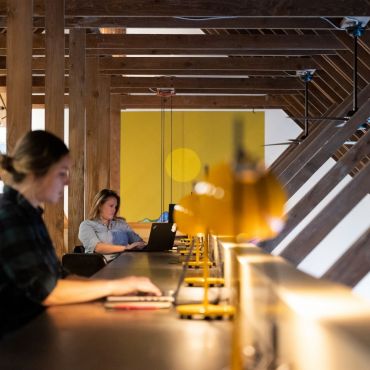 Hot desks for all work styles.