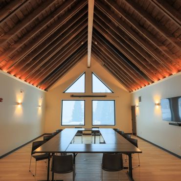The Cathedral Room - A versatile space for coworking, meeting, & events.