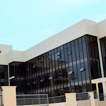 ALCON House Building Face