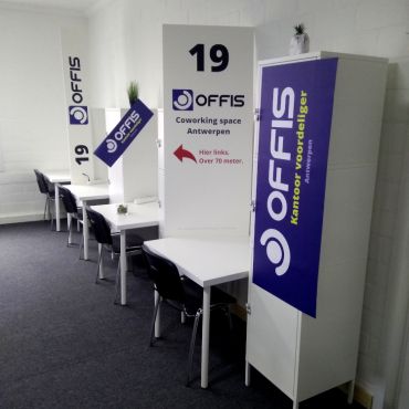 Werkplekken in Coworking space Antwerpen