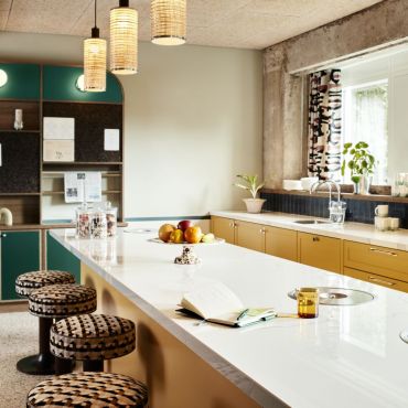 Pantry
Across floors 1-4, you’ll find our pantries where you can help yourself tosnacks, fruit, tea, coffee, and milks in the fridge. If you are bringing in your own food, feel free to store your grub in the fridge. You’ll find crockery and cutlery in the cupboards. 