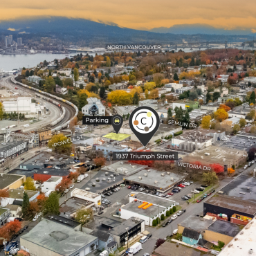 Neighbourhood map. We are in the heart of Vancouver. 5 minutes from Downtown, 2nd narrows bridge to North Vancouver, and the Trans Canada highway connecting you to Burnaby and other nearby cities. The location is close to transit lines and we also have monthly parking, car share and bike share rentals nearby.