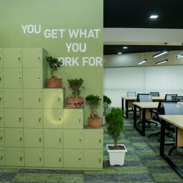 Personal Locker & Hot Desk Zone