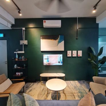 Lounge / collaboration with smart TV