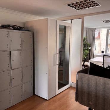 Phone Booth and Lockers