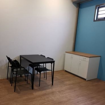 Pantry and rest area.