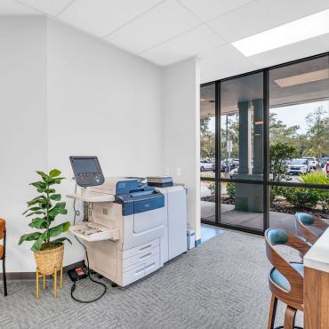 Onsite printing available - black and white printing is free. 