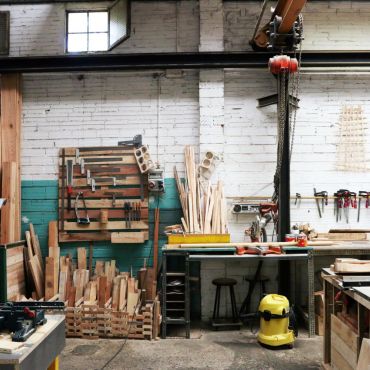 Woodworking area