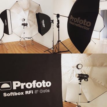 Estudio Fotografía con luces PROFOTO