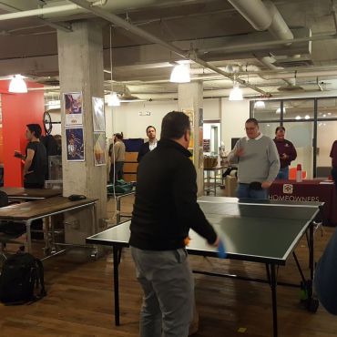 Ping Pong tournament at one of our parties