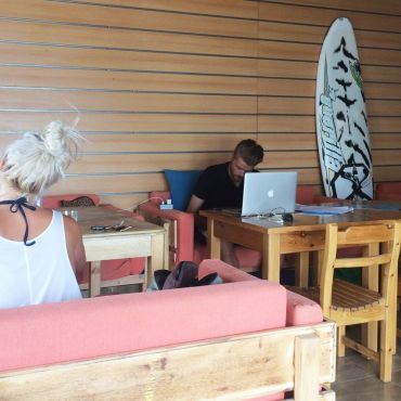 Our second floor coworking space