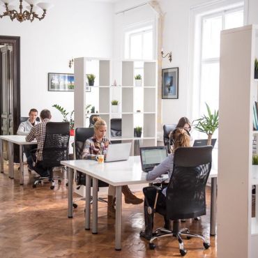 Open Space Area which includes hot and dedicated desks