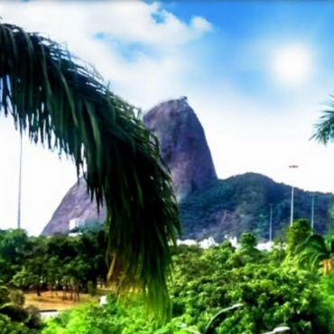 Morro Pão de Açucar na Urca, vista da janela do COWORKING