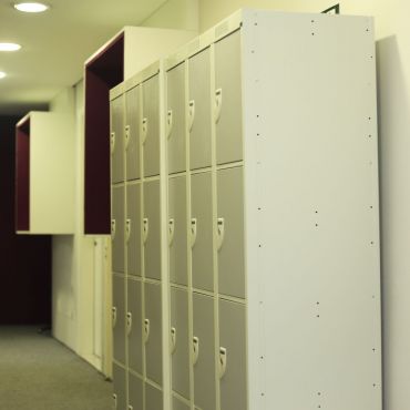 Individual lockers for personal belongings