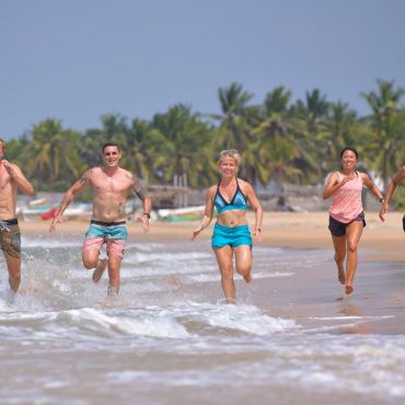 Join fellow coworkers for a morning run along the beach